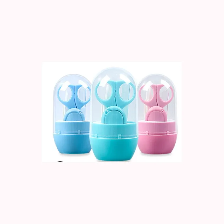 Baby Stainless Steel nail clipper Set Children's Care four-piece set, listed in as photo
