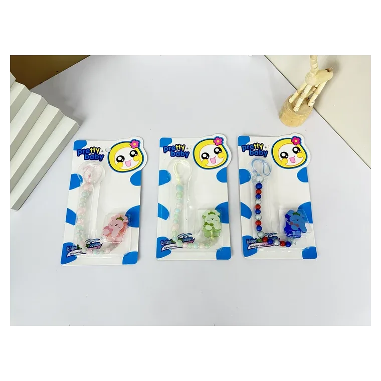 Blister card chain, listed in Pink,  Blue,  Green, 