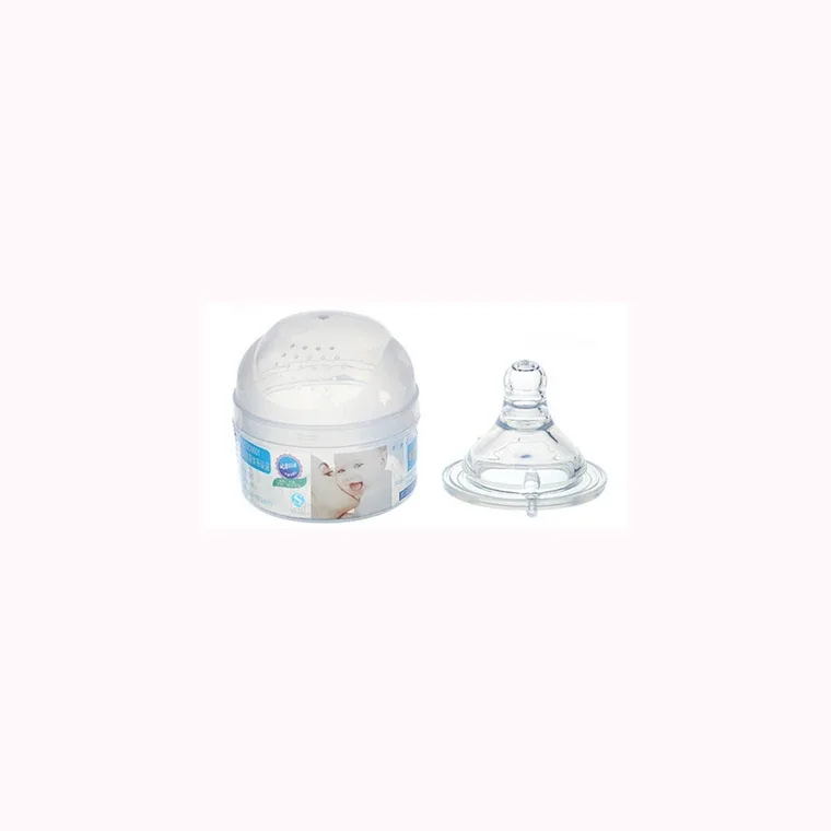 Wide-caliber breast milk real feeling nipple (PP plastic box)13.8g, listed in as photo