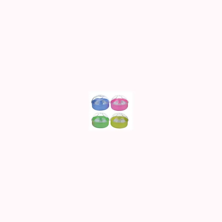 Powder puff, listed in pink,blue,green