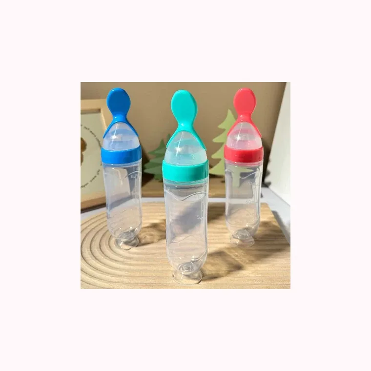 Baby suction cup rice paste bottle - suction card English packaging, listed in Assorted