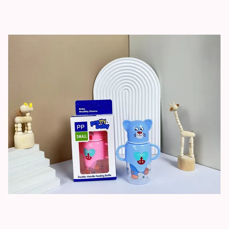 125mL animal head Small bottle, listed in Pink,  Blue
