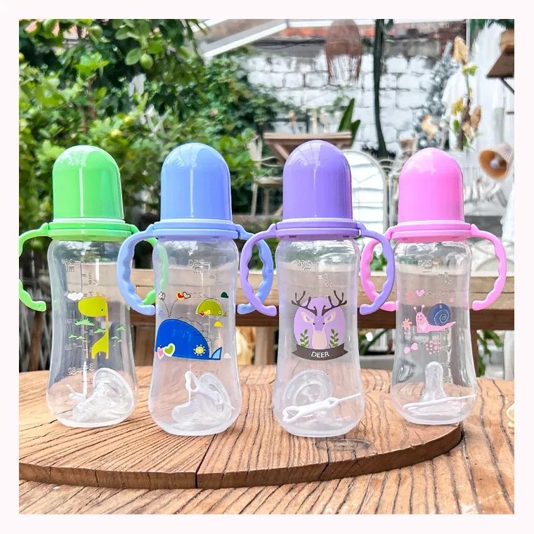 250mL curved activity handle large bottle no straw, listed in Pink,  Blue,  Green,  Purple