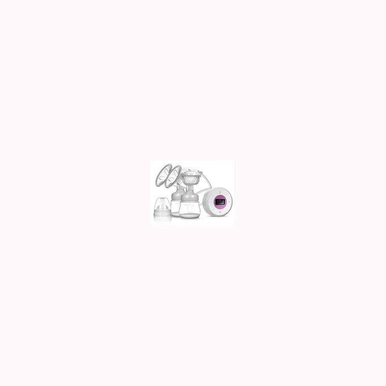 Double side wide neck rechargeable breast pump, listed in pink, blue, white
