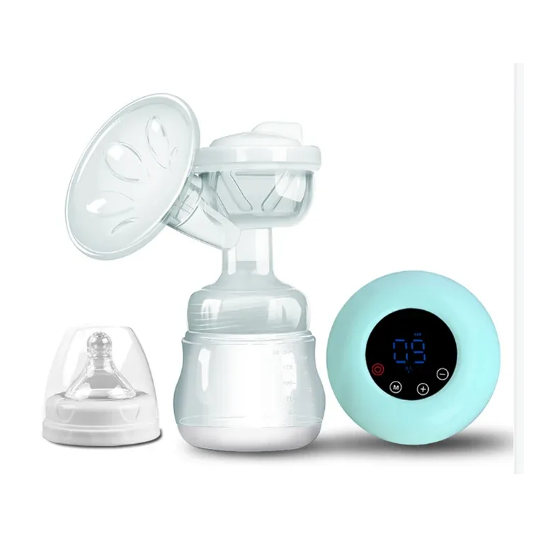 Single-sided electric breast pump - lemon style English packaging, listed in pink, blue, white, yelllow