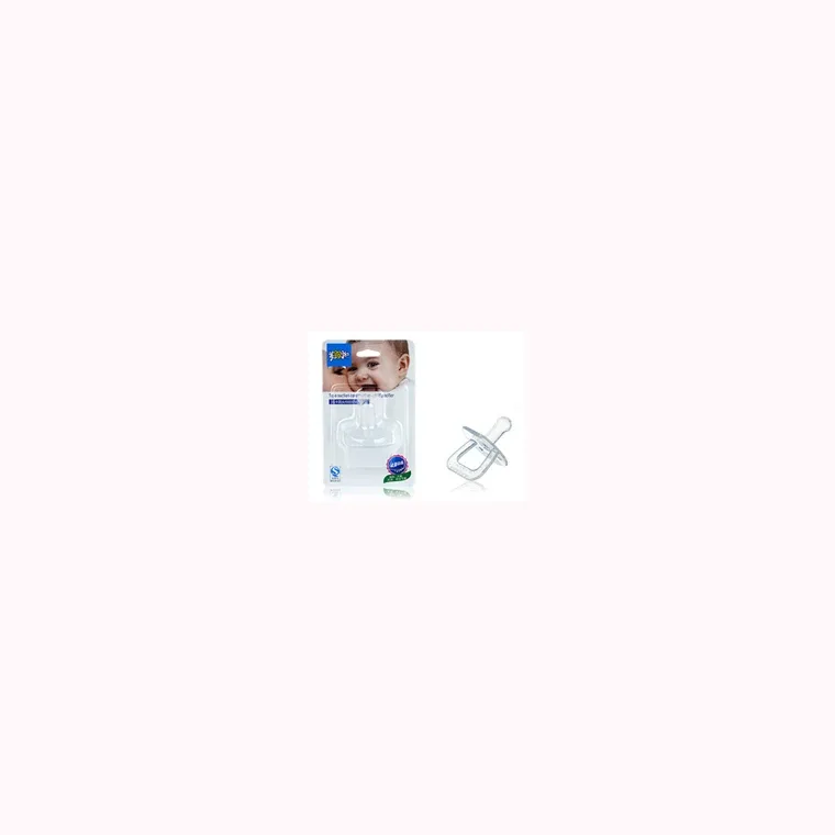 Round head pure silicone pacifier, listed in as photo