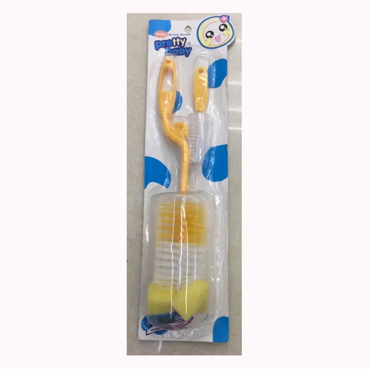 360-degree two-color sponge brush, listed in pink, blue, yellow